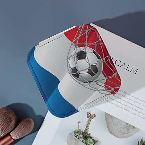 Fudbalski gol i Francuska Zastava Nakit za zastavu Organizator zaslona Skladištenje Držač fuse za žene djevojke naušnice Ogrlice Prstenje