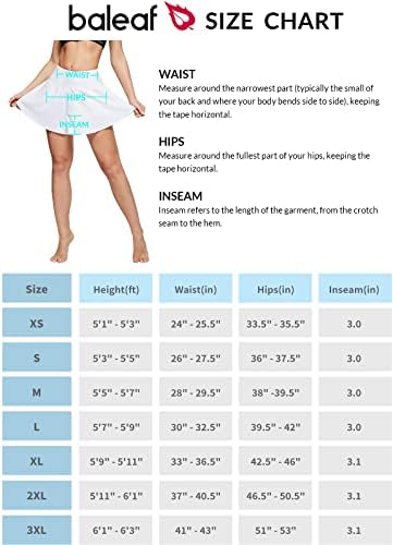 BALEAF ženske plivačke kratke hlače donji dio daske visokog struka shorts za kontrolu stomaka Flowy Swimsuit kupaći kostim sa podstavom