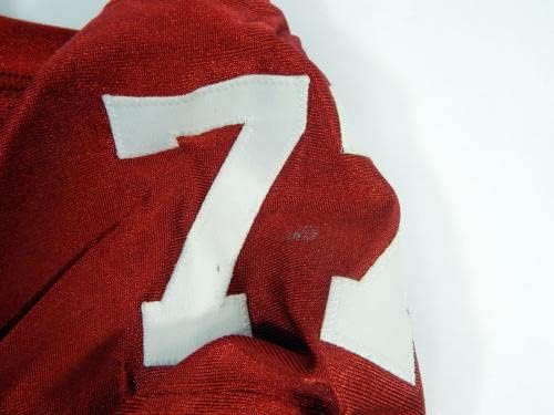 2011 San Francisco 49ers Mike Iupati 77 Igra Polovna Crvena dresa 48 DP45428 - Neintred NFL igra rabljeni dresovi