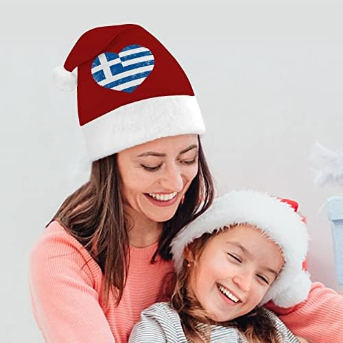 Grčka srce ljubav Retro zastavu Božić kape Bulk odrasle kape Božić šešir za odmor Božić potrepštine