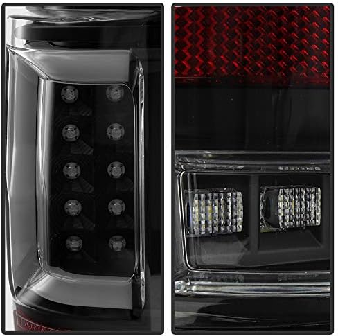 ACANII - za 2004-2008 Ford F150 LOBO Styleside Crna kućišta LED cijev zadnja svjetla kočione lampe vozač & amp; suvozačeva strana