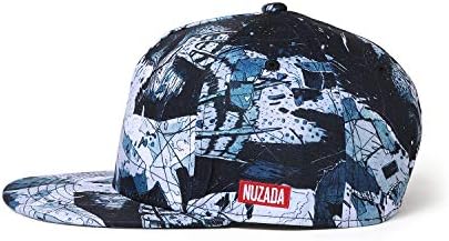 NUZADA Snapback šeširi za muškarce ravni šešir Hip Hop stil Originales Print Podesiva bejzbol kapa s ravnim obodom