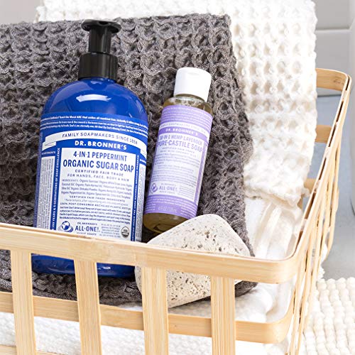 Dr. Bronner's - čista Kastilja tečni sapun pepermint, lavanda, čajevo drvo, eukaliptus, badem-napravljeno od organskih ulja, 18 -