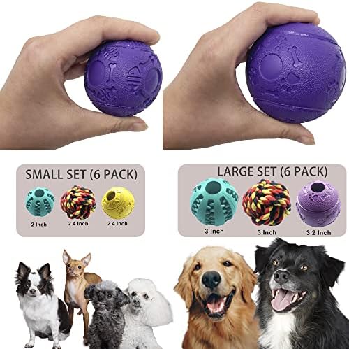 Jalousie pse puzzle kuglice za pse liječenje kuglice ne-toksične prirodne gumene pasa žvakaće igračke za štene za pse za kućne ljubimce