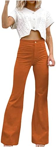 Flare pantalone za žene Ženski čizma za boolcut donji deo Yoga visoki struk rastezljetne ležerne hlače za vježbanje