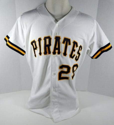 1996 Pittsburgh Pirates John Hope 29 Igra Polovni bijeli dres - Igra Polovni MLB dresovi