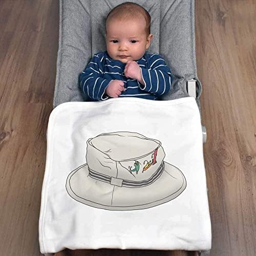 Azeeda 'Ribolovni šešir' Pamuk Baby pokrivač / šal
