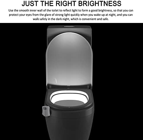 I-pure items 16-boja WC noć svjetlo-pokret uskoro detekcija kupatilo Bowl svjetla - Funny rođendan pokloni ideja za tatu, mama, muškarci,