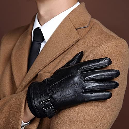 n / A muške kožne rukavice sa ekranom osetljivim na dodir kožne rukavice topla korejska verzija na otvorenom zgušnjavanje i baršunasti