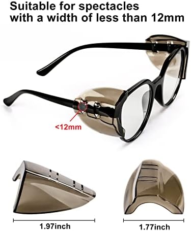 YunTuo 2/4 para naočara za oči bočni štitnici za naočare na recept-odgovaraju malim i srednjim naočarima
