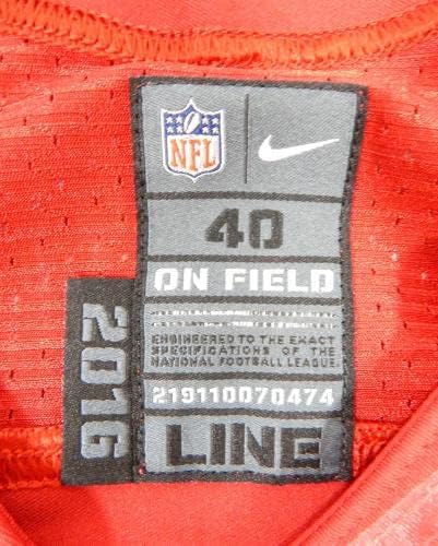 San Francisco 49ers Marcus Cromartie 20 Igra izdana Crveni dres 40 87 - Neintred NFL igra rabljeni dresovi