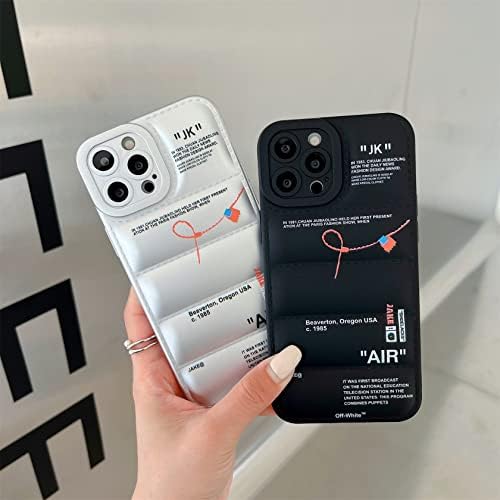 Zedaizai Ins Hot Cool Puffer Case kompatibilan sa iPhone 11, uličnom modnom mekom silikonskom i TPU-u potpuno zaštitnom kućištu