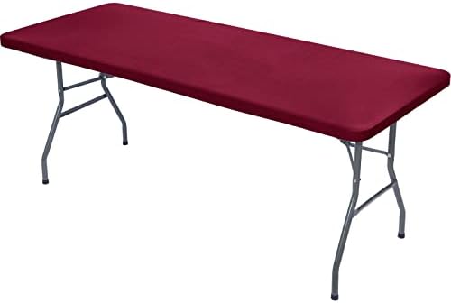 CHENGU Spandex stolnjak opremljen rastezljivim stolnjakom elastičnim opremljenim poklopcem stola za piknik periva sklopiva presvlaka