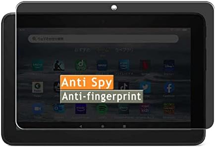 Vaxson Zaštita ekrana za privatnost, kompatibilna sa Fire 7 2022 12th Gen 7 Tablet Anti Spy film Protectors naljepnica [ ne kaljeno
