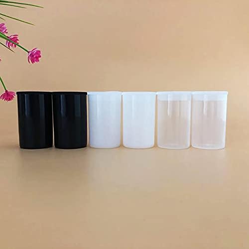 UUYYEO 10 kom plastičnih kanistera prozirnih plastičnih kanistera sa poklopcima posuda za rolnu filma prazna cijev za skladištenje