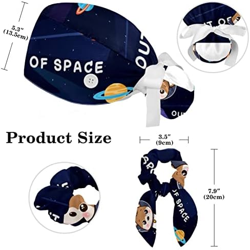 Univerzum podesiv šešir za piling sa gumbom, radna šeširka Duks sa luknim kosom