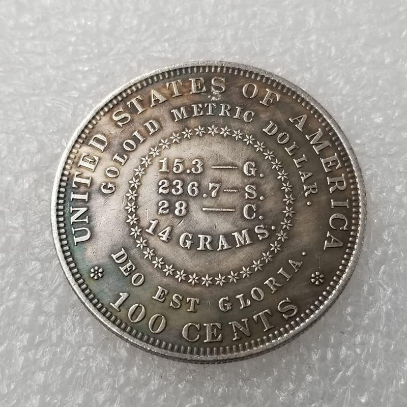 Starinski zanati 18791 Goloyd metrički srebrni dolar srebrni okrugli stranog srebrnog dolara antikviteta 215