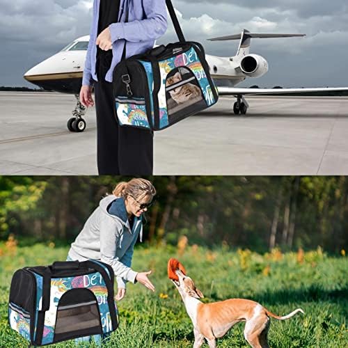 Pet Carrier Unicorn sa citatom Meki putni nosači za kućne ljubimce za Mačke, Psi Puppy Comfort prenosiva sklopiva torba za kućne ljubimce