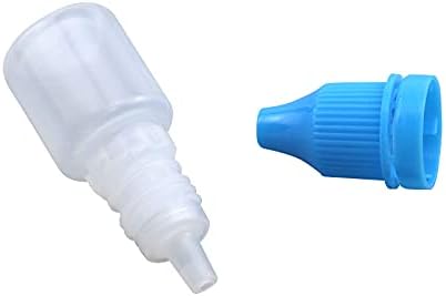 T Tulead 7ml plave bočice s kapaljkom fleksibilna Mini bočica s kapaljkom Plastična prazna bočica 10kom