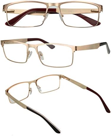 Horv color Promjena stakla za čitanje Unisex, pametne fotohromične naočale, poluovisno poduzetne naočale, asferične smole, zlato / sivo