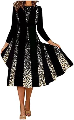 Haljine za žene 2023 kratke rukave labave štampane maksi haljine Casual duge haljine plus size Plisirana lepršava haljina