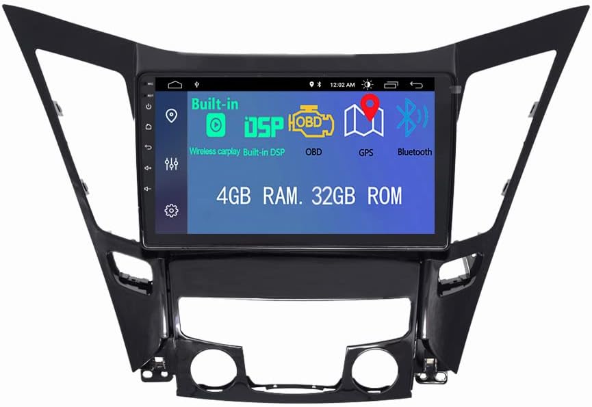 Android 12 Auto Stereo Radio 9 inčni IPS ekran osetljiv na dodir GPS ugrađena bežična CarPlay Bluetooth Glavna jedinica podržava punu