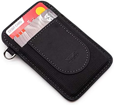 Pockt držač kartice novčanik za muškarce i žene - tanak minimalistički prednji džepni novčanik elastični držač kreditne kartice prava