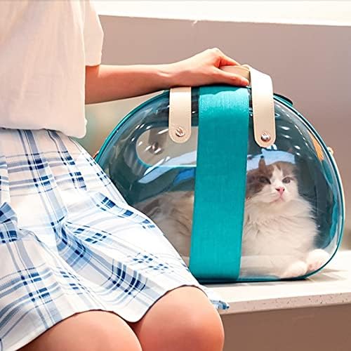 Gfdfd Transparent Pet Cat Carrier ruksak prozračna pas mačka putna Vanjska torba za rame