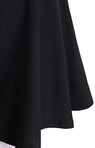Romwe ženska rastezljiva elastična struk raširena Casual mini skejter suknja