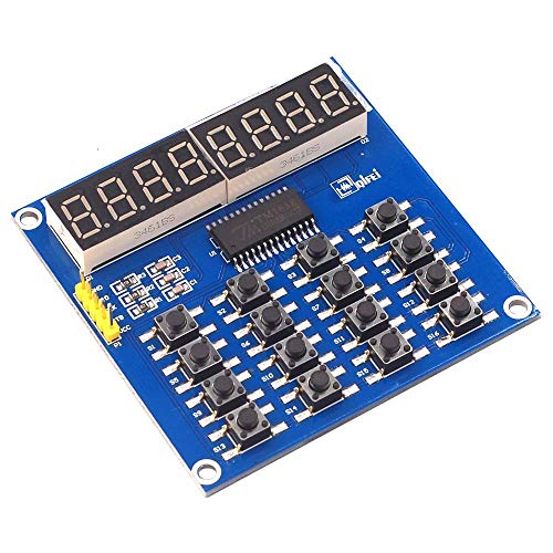 TM1638 LED displej 8-bitni digitalni modul za digitalni cijev od 3 žice od 16 tipki 8 bita za skeniranje tipkovnice i tipke LED modul