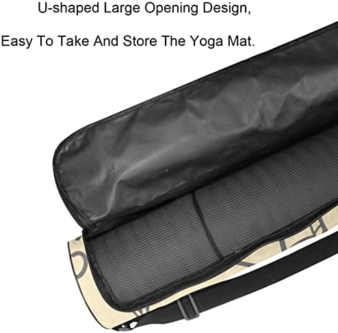 RATGDN Yoga Mat torba, Toucan Bird Exercise Yoga Mat Carrier full-Zip Yoga Mat torba za nošenje sa podesivim remenom za žene i muškarce