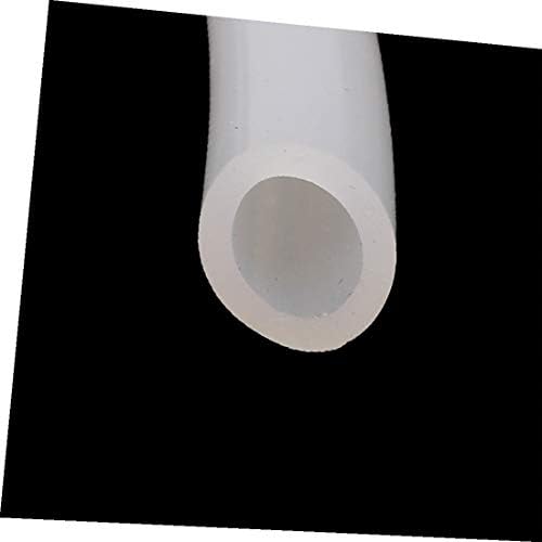 X-dree 8 x 12mm silikonska prozirna cijev za cijev za vodu cijev za vodu 2 metra 6,7ft dugačak (8 x 12 mm silikona tubu preplelúcido