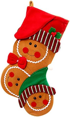Xmas Poklon Božićni Santa Viseći čarapa Drvo čarapa Dekor Candy Bag Home Decor Mini Ornament Kuglice 1 inč