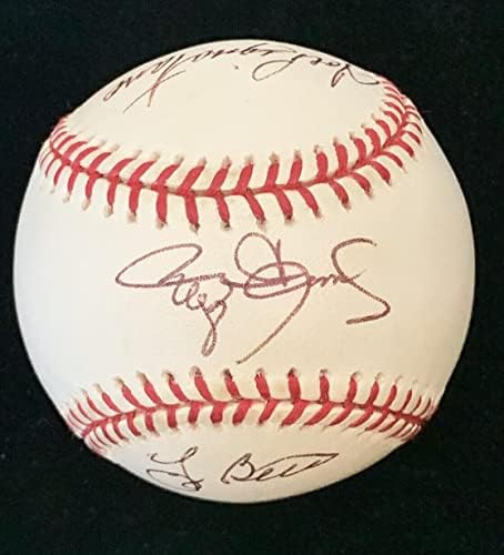 Berra Clemens Pignatano Multi potpisan službeni MLB bejzbol 3 sigs w / hologram - autogramirani bejzbol