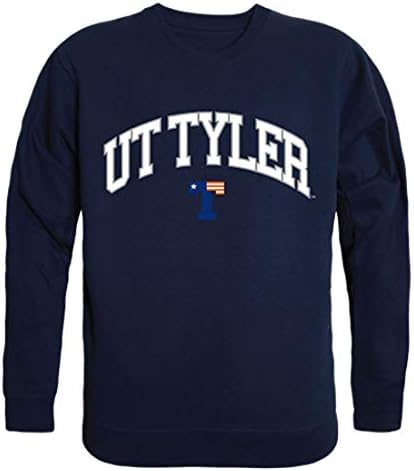 W Republika Uni of Texas ut Tyler Campus Crewneck pulover Duks džemper Crni