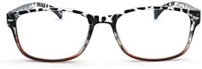 Zoom zoom Moda Dva tonska kornjača dizajner za čitanje naočala sa opružnim šarkama