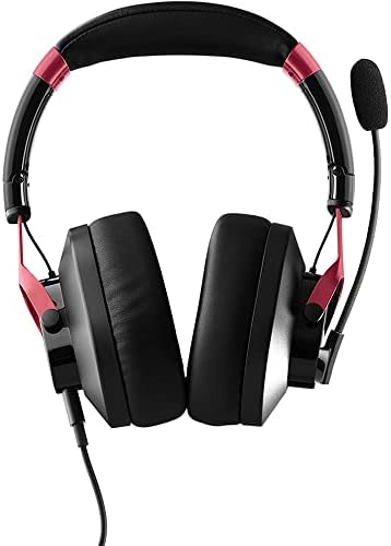 Austrijske Audio Pg16 Pro Gaming slušalice sa mikrofonom , crne/crvene, jedne veličine