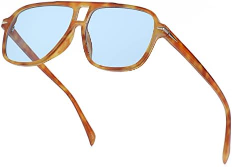 Gleyemor Retro naočare za sunce za muškarce žene stare plastične kvadratne Avijatičarske naočare iz 70-ih