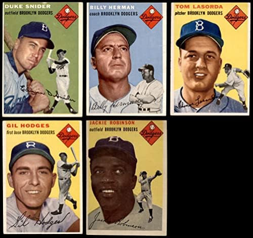 1954. TOPPS Brooklyn Dodgers tim postavio je Brooklyn Dodgers ex Dodgers