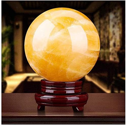 Huangxing - uredski kućni stol Feng Shui Dekoracija Kristalna kugla / dekorativne kuglice Natural Topaz Crystal Ball Office povoljni
