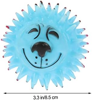 Ipetboom TECKE Igračke Puppy Theethy Toys 2pcs Spiky Dog žvakaće kuglice škripave igračke za pse za male srednje velike pseške štenad