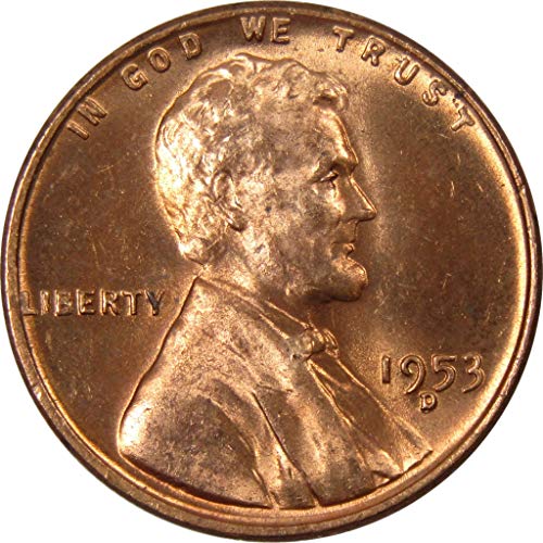 1953. D Lincoln pšenični cent Bu Nepričelačena državna metvica Brončani novčić 1C novčić