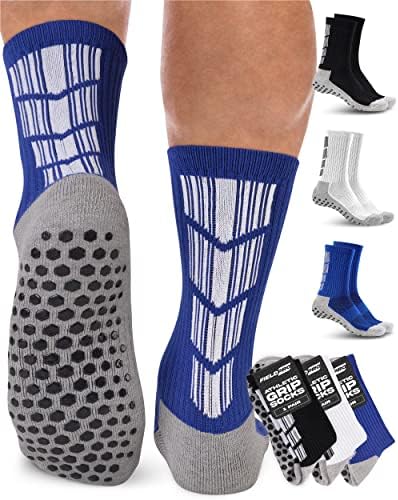 FieldPro 3 i 5 para za odrasle i mlade nogometne čarape - 5 boja Mens Grip Socks Soccer | Soccer Grip Socks muškarci | Soccer Socks