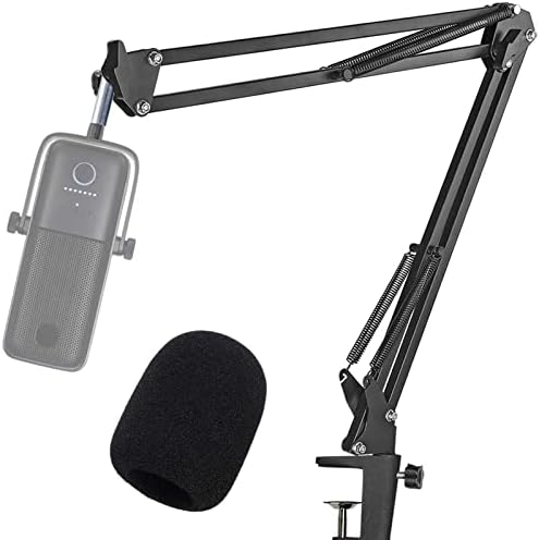 Elgato Wave 3 mikrofonski stalak sa pjenastim poklopcima - postolje za ruku mikrofona za teške uslove rada vjetrobransko staklo profesionalna