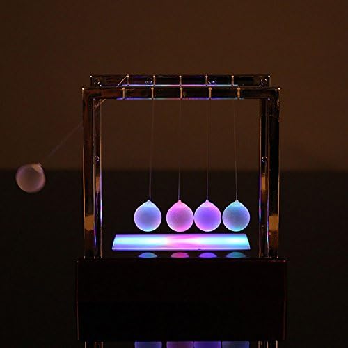 Newtons Cradle, Newtons Cradle Swinging Ball LED svjetla, muški stol Pribor Entitencija Fizika Naučna gadgeta za uredu i uređenje