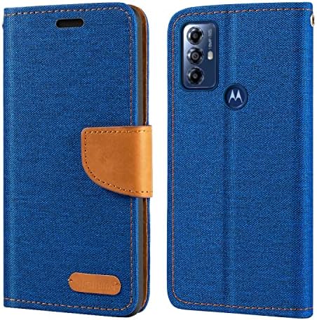 za Motorola Moto G Play 2023 slučaj, Oxford kožna torbica za novčanik sa mekom TPU magnetnom futrolom za stražnji poklopac za Motorola