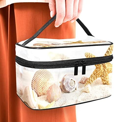 Tbouobt Pokloni za muškarce Žene šminke torbe toaletne torbice Male kozmetičke torbe, ljetna plaža Starfish Ocean More