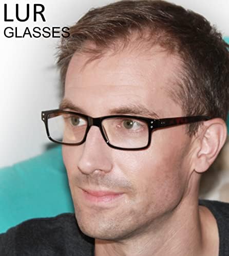 LUR za čitanje naočale 6 pakovanje opružnih šarki Udobne plastične čitatelje