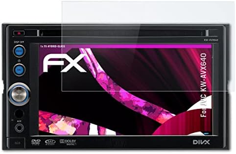atFoliX zaštitni Film od plastičnog stakla kompatibilan sa JVC KW-AVX640 zaštitom stakla, 9h Hybrid-Glass FX staklenom zaštitom od