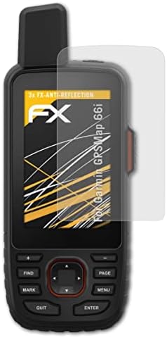Atfolix zaštitnik ekrana kompatibilan sa Garmin GPSMAP 66i folijom za zaštitu ekrana, Antirefleksnom i FX zaštitnom folijom koja apsorbuje